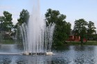 Lithuania - Lazdijai - Veisiejai fountain 