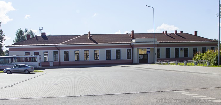 Valmieras train station unites the modern and the historic