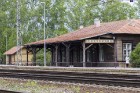 Torņakalns railway station - the oldest wooden railway station in Riga
