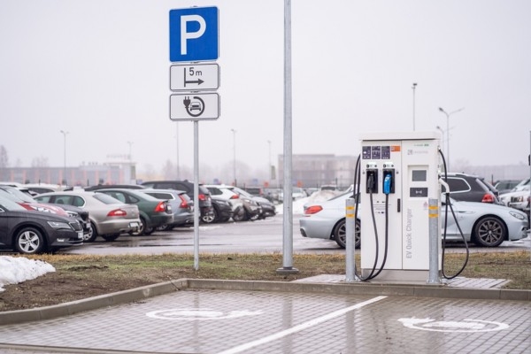 An Electric Car Charging Station has been Opened at Riga Airport