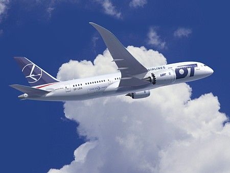 airline LOT Polish airline