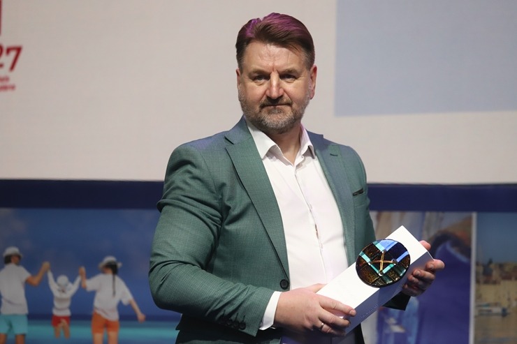 Tūrisma izstādē «Balttour 2026» tiek pasniegtas «GADA CILVĒKS TŪRISMĀ 2025» balvas. Foto: Rojs Maizītis 386066
