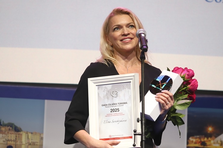 Tūrisma izstādē «Balttour 2026» tiek pasniegtas «GADA CILVĒKS TŪRISMĀ 2025» balvas. Foto: Rojs Maizītis 386068