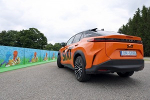 In partnership with SIXT Latvia and the Lexus RZ 500e (from €850 per month), we explore the gridded windows of Ķengarags - Photos