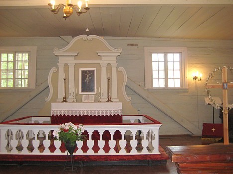 Baznīca celta 1750.gadā un tajā ir iekārtota ekspozīcija par Baznīckalnu un baznīcas vēsturi 26960