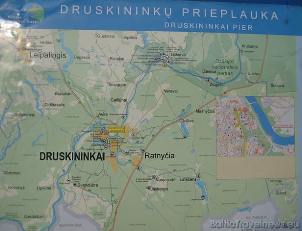 Druskininkai pilsētā var ne tikai baudīt spa un dziednieciskās procedūras, bet arī doties izbraucienā ar velosipēdiem vai laivām, kā arī doties pastai 36095