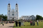 Starptautiskas nozīmes svētvietā Aglonā ietilpst bazilikas sakrālās ēkas, svētavots, klosteris, sakrālais laukums un Aglonas kapsēta. Aglonas Bazilika 19