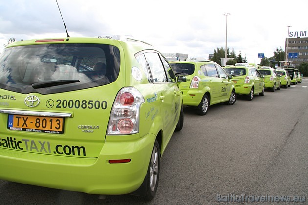 Pagaidāms BalticTaxi autoparkā ir 50 Toyota Corolla Verso automašīnas, bet nākotnē varētu būt 250 36518