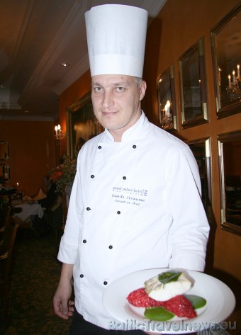 Viesnīcas Grand Palace Hotel restorāna šefpavārs Inards Straume prezentē jauno medījumu ēdienkarti 37304