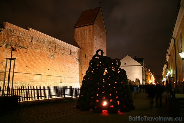 Torņa iela - gaismas instalācija Staro Jāņi 38245