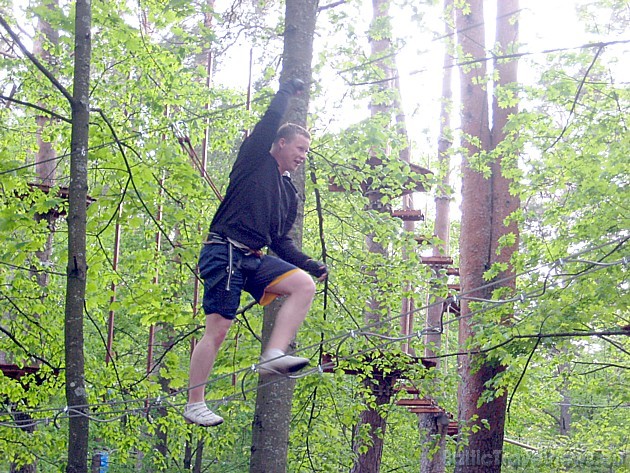 ONE piedzīvojumu parks atrodas Lietuvas kūrotpilsētā Druskininkos, pašā Nemūnas upes krastā 44454