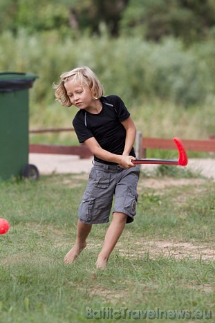 Aktivitāte faniem - netradicionāls mini golfs
Foto: Jānis Eicēns 48848