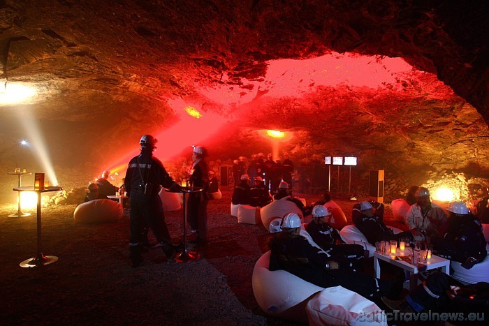 Berhtesgādenas sāls raktuvēs katru gadu tiek iegūti 850 000 kubikmetru sāls 
Foto: Südsalz GmbH 50500
