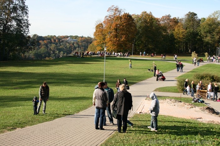 Kad Siguldā nokrāsojas pirmās koku lapas, gan vietējie, gan ārzemju ceļotāji trauc apbrīnot Zelta Rudeni. www.sigulda.lv 67595