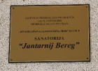Sanatorija Jantarnij bereg (Dzintarkrasts) ir uzcelta 1972. gadā pēc arhitekta S. Kleimenova projekta un šobrīd ir Krievijas federācijas īpašums 2