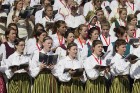 Sestdien, 6. jūlijā notika XXV Vispārējo latviešu Dziesmu un XV Deju svētku Noslēguma koncerta Līgo ģenerālmēģinājumi 13