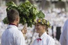 Sestdien, 6. jūlijā notika XXV Vispārējo latviešu Dziesmu un XV Deju svētku Noslēguma koncerta Līgo ģenerālmēģinājumi 33