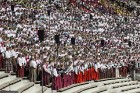 Sestdien, 6. jūlijā notika XXV Vispārējo latviešu Dziesmu un XV Deju svētku Noslēguma koncerta Līgo ģenerālmēģinājumi 37