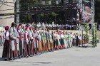 Sestdien, 6. jūlijā notika XXV Vispārējo latviešu Dziesmu un XV Deju svētku Noslēguma koncerta Līgo ģenerālmēģinājumi 41