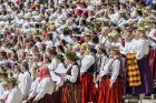 Sestdien, 6. jūlijā notika XXV Vispārējo latviešu Dziesmu un XV Deju svētku Noslēguma koncerta Līgo ģenerālmēģinājumi 49