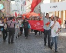 Pasaules koru olimpiādes gājiens Rīgas ielās norīt lielās ovācijās 8