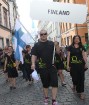 Pasaules koru olimpiādes gājiens Rīgas ielās norīt lielās ovācijās 27