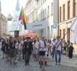 Pasaules koru olimpiādes gājiens Rīgas ielās norīt lielās ovācijās 42