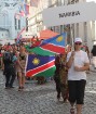 Pasaules koru olimpiādes gājiens Rīgas ielās norīt lielās ovācijās 46