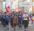 Pasaules koru olimpiādes gājiens Rīgas ielās norīt lielās ovācijās 54