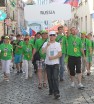 Pasaules koru olimpiādes gājiens Rīgas ielās norīt lielās ovācijās 60