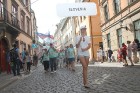 Pasaules koru olimpiādes gājiens Rīgas ielās norīt lielās ovācijās 68