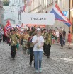 Pasaules koru olimpiādes gājiens Rīgas ielās norīt lielās ovācijās 73