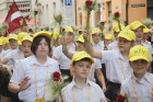 Pasaules koru olimpiādes gājiens Rīgas ielās norīt lielās ovācijās 89