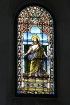 Baznīcā ir aplūkojama M. Baijermana firmā 1903. gadā izgatavotās divas vitrāžas 10