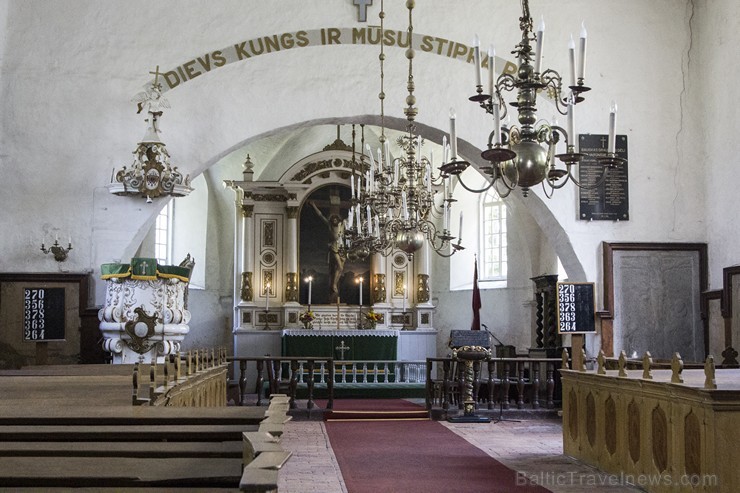 Bauskas Sv. Gara luterāņu baznīca ir senākā saglabājusies celtne Bauskas vecpilsētas daļā 130128