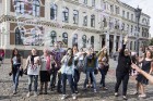 Pasaules apceļotājs Demians Zens no Argentīnas uz dažām dienām ieradies arī Rīgā, kur paspējis demonstrēt savas burbuļu pūšanas iemaņas 12