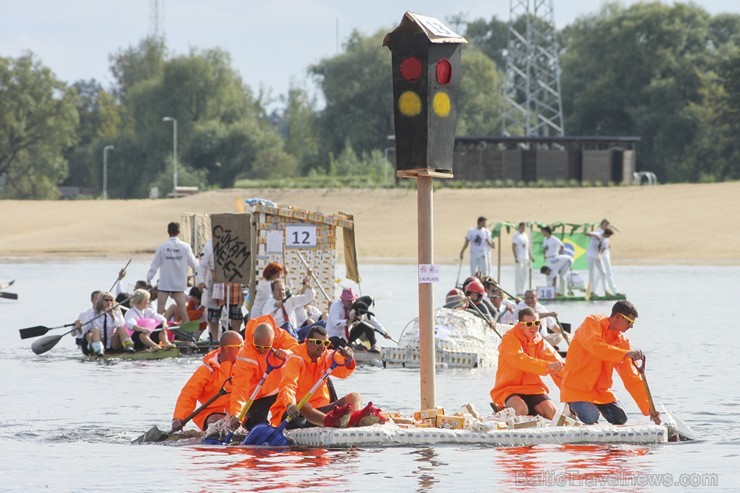 Jelgavā norisinājusies XII BALTAIS Piena paku laivu regate 132831