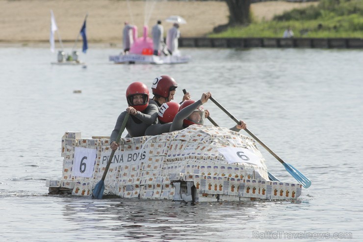 Jelgavā norisinājusies XII BALTAIS Piena paku laivu regate 132834