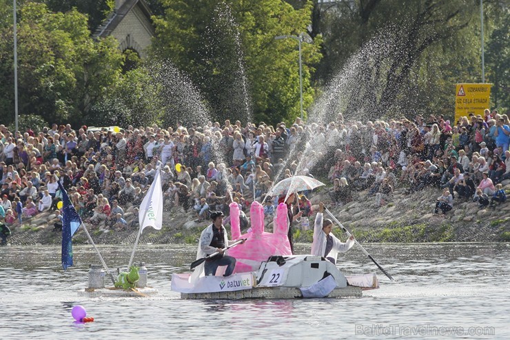 Jelgavā norisinājusies XII BALTAIS Piena paku laivu regate Jelgavā norisinājusies XII BALTAIS Piena paku laivu regate 132839