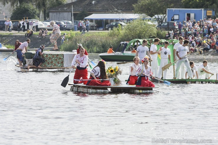 Jelgavā norisinājusies XII BALTAIS Piena paku laivu regate 132840