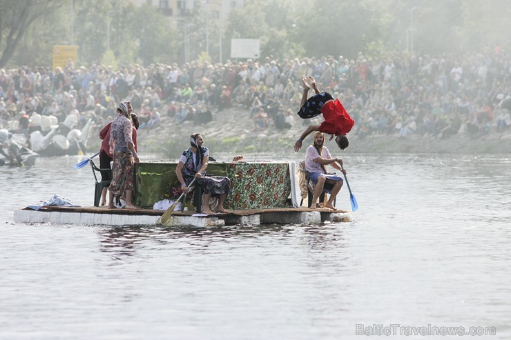 Jelgavā norisinājusies XII BALTAIS Piena paku laivu regate 132843