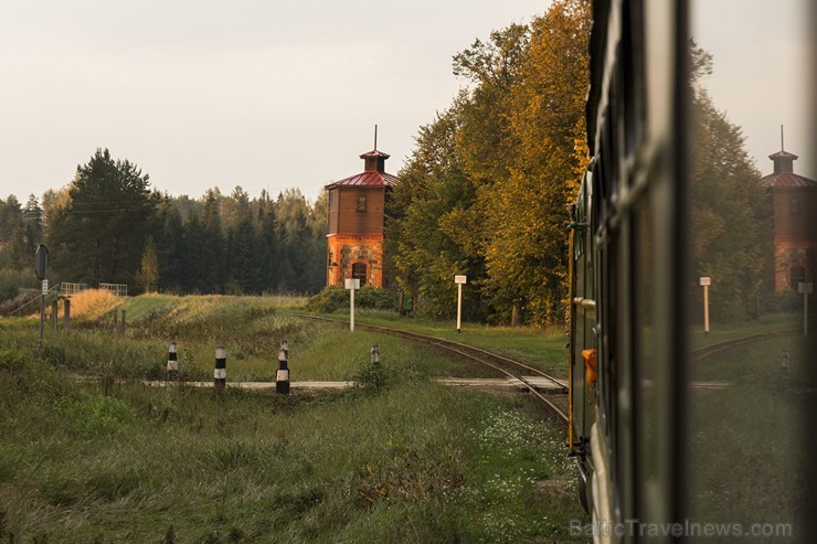 Travelnews.lv izbauda burvīgu saulrietu no Gulbenes - Alūksnes bānīša 134687