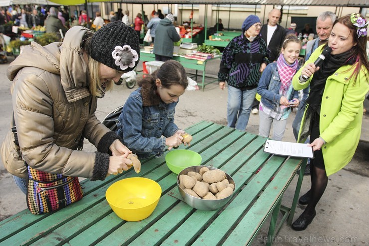 Rīgas Centrāltirgū svinēti ražas svētki 135122