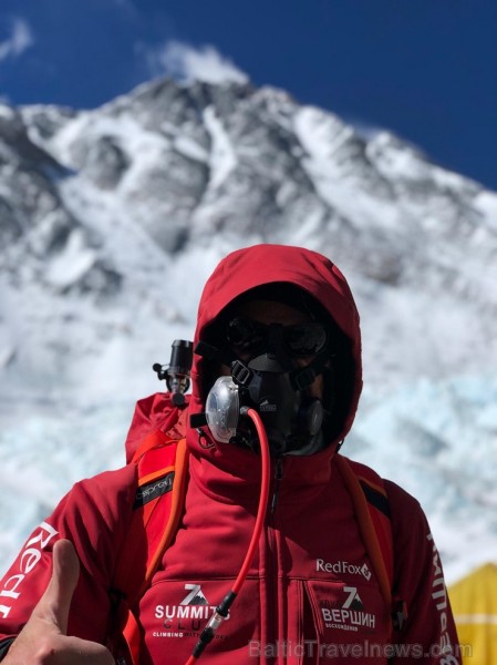 Tūroperatora Alida Tūrs valdes priekšsēdētājs Arno Ter-Saakovs piepildījis savu sapni un sasniedzis pasaules augstāko virsotni Everestu 254651