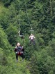 Travelnews.lv Gruzijas kūrortā Sairme izbauda 500 metru braucienu ar zipline 8