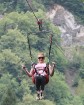 Travelnews.lv Gruzijas kūrortā Sairme izbauda 500 metru braucienu ar zipline 13