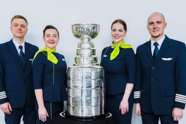airBaltic Carries the Stanley Cup
