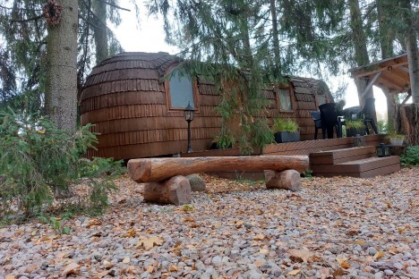 Iglu namiņš Milzkalnē